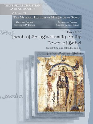 cover image of Jacob of Sarug's Homily on the Tower of Babel